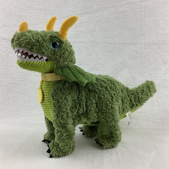 Sound And Light Animatronics Green Dragon Horns Wings No Leash Walks Roars - Picture 2 of 12